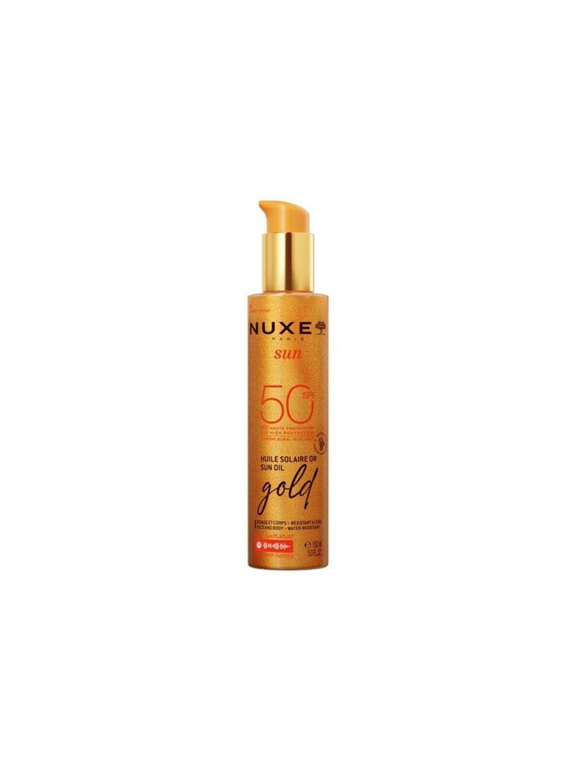 Nuxe Sun Olio Solare ad Alta Protezione SPF 50 - Olio solare 150ml donna