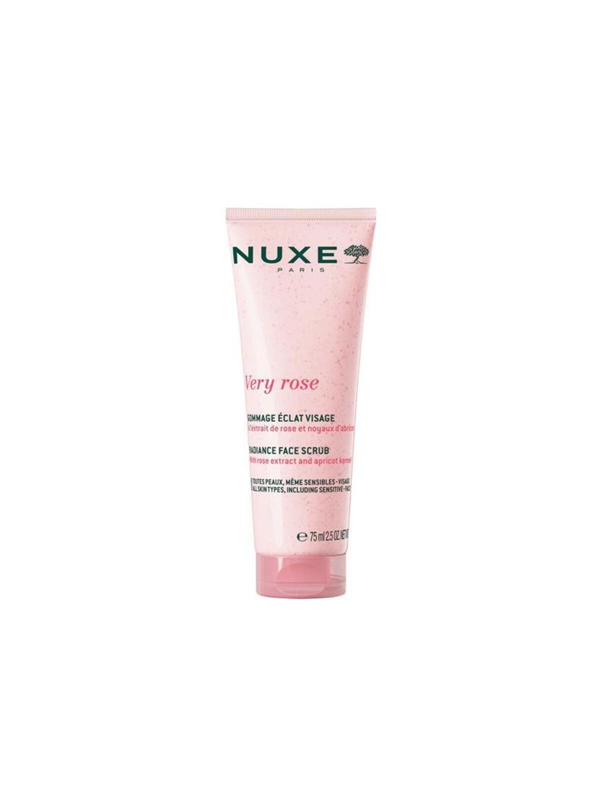 Nuxe Very Rose Radiance Face Scrub - Peeling viso illuminante 75ml donna