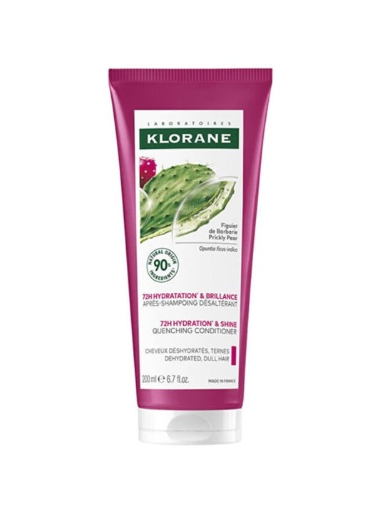 Klorane Balsamo Idratazione e Lucentezza 72H - Balsamo con fico d'India 200ml donna