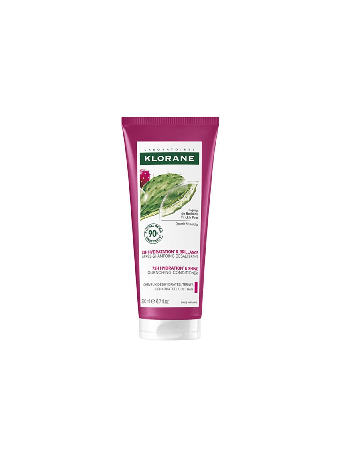 Klorane Balsamo Idratazione e Lucentezza 72H - Balsamo con fico d'India 200ml donna