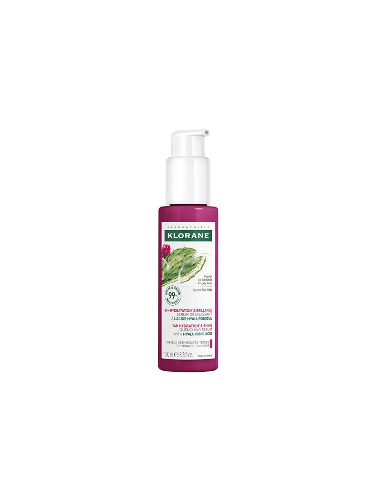 Siero idratante e brillante Klorane 72H - Siero idratante per capelli 100ml donna