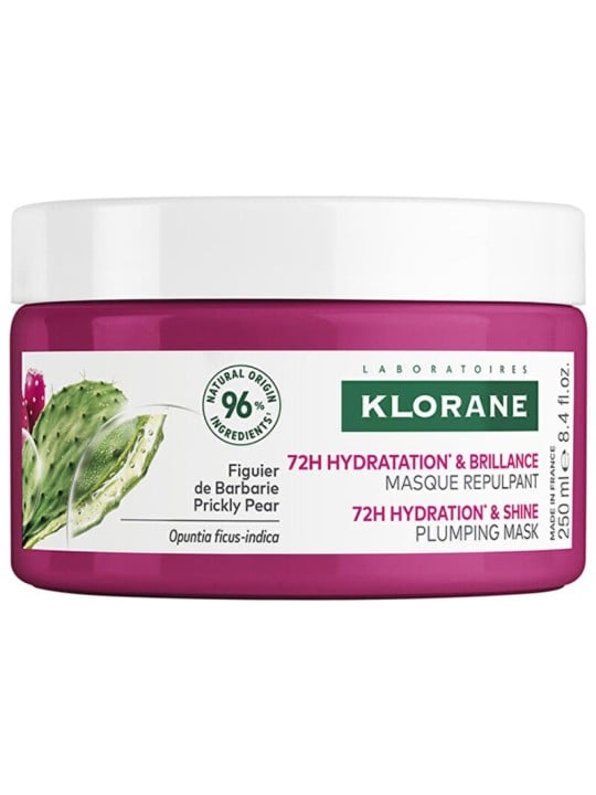 Maschera volumizzante idratante e lucidante Klorane 72H - Maschera per capelli 250ml donna