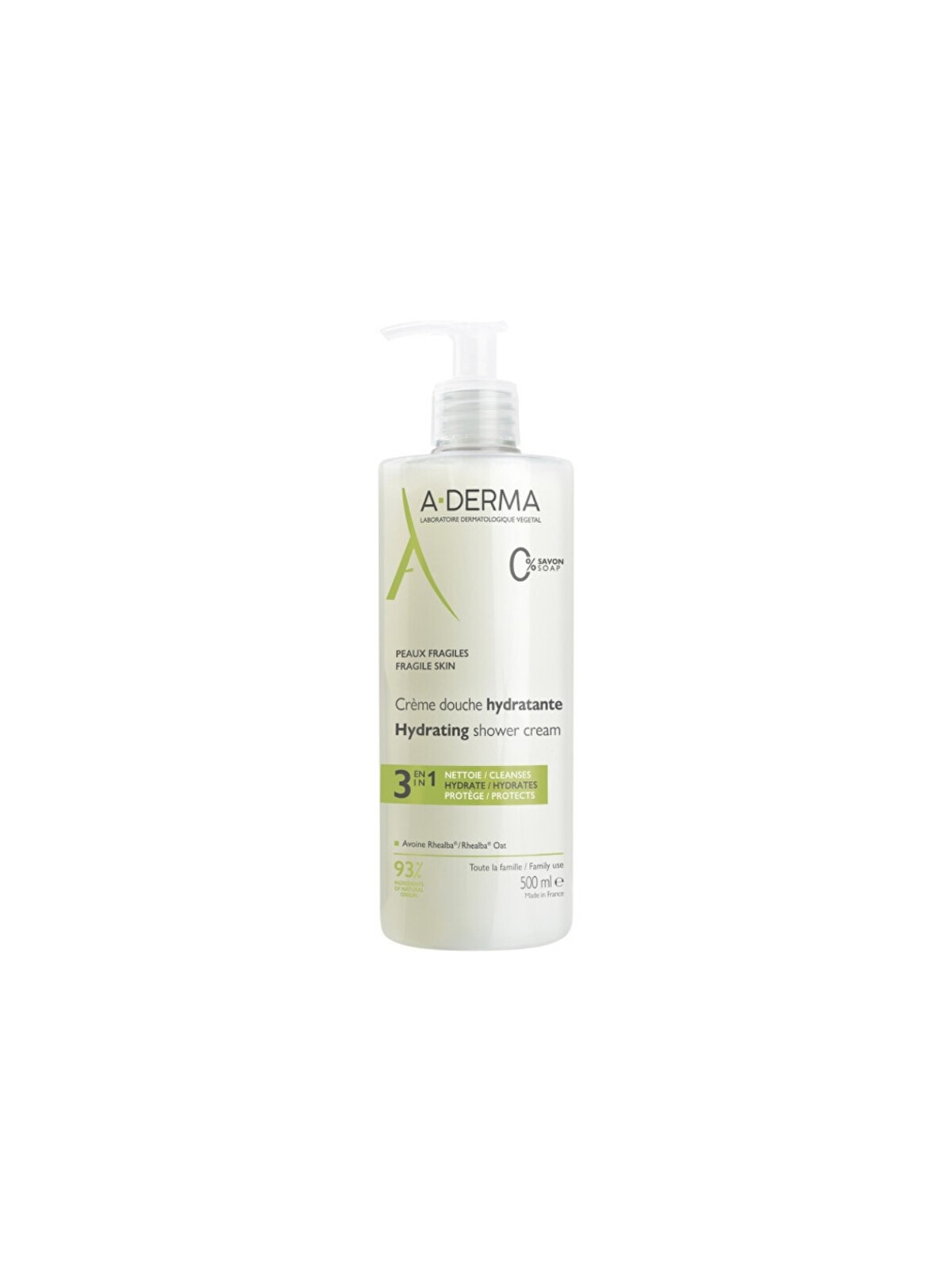A-Derma Gel Doccia Idratante - Gel doccia idratante 500ml donna