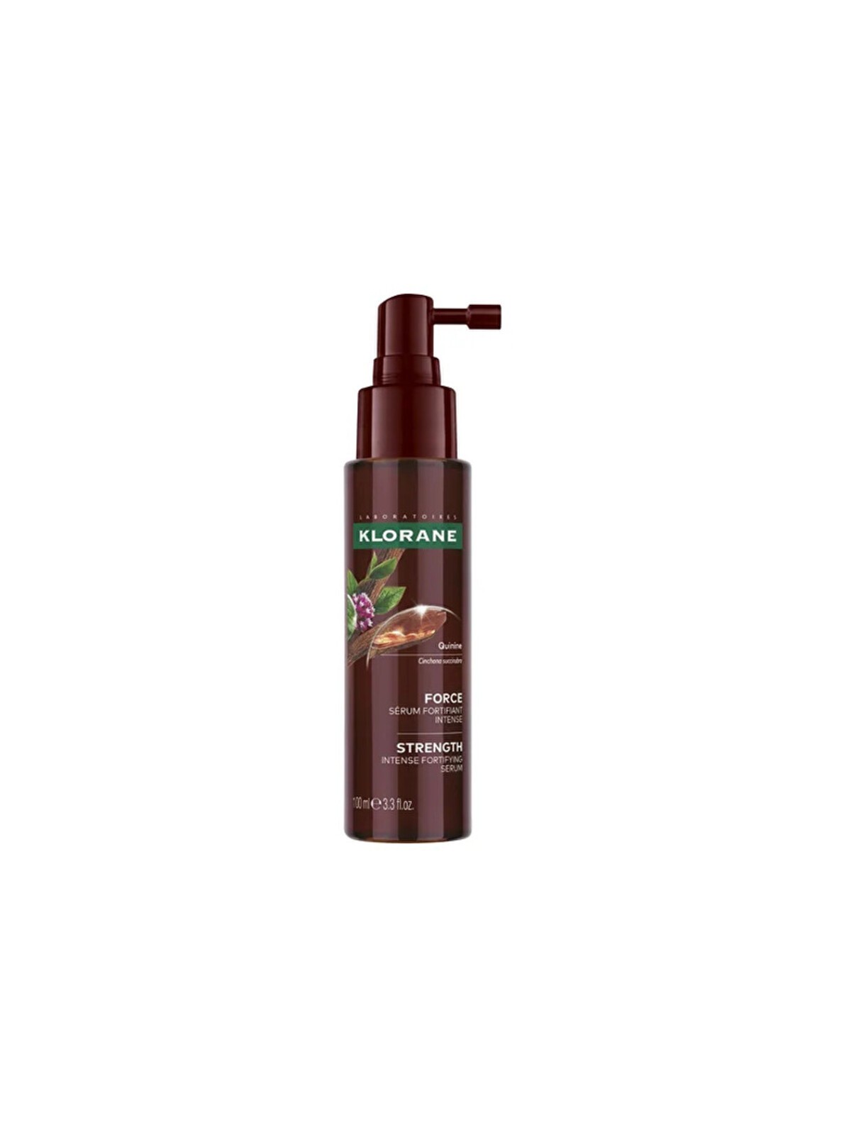 Klorane Trattamento Rinforzante Intensivo - Trattamento rinforzante per la crescita dei capelli 100 ml donna