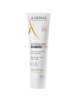 A-Derma Epitheliale Ultra Repair Crema Riparatrice Antimacchie SPF 50 - Crema Rigenerante 40ml donna