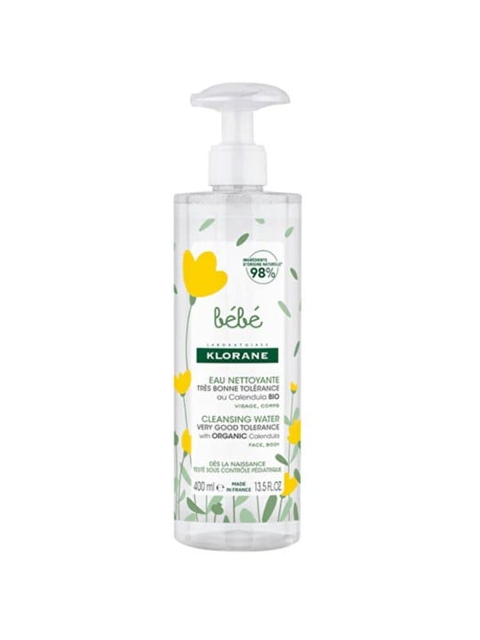 Acqua detergente Klorane - acqua detergente con miele d'api biologico 400ml donna