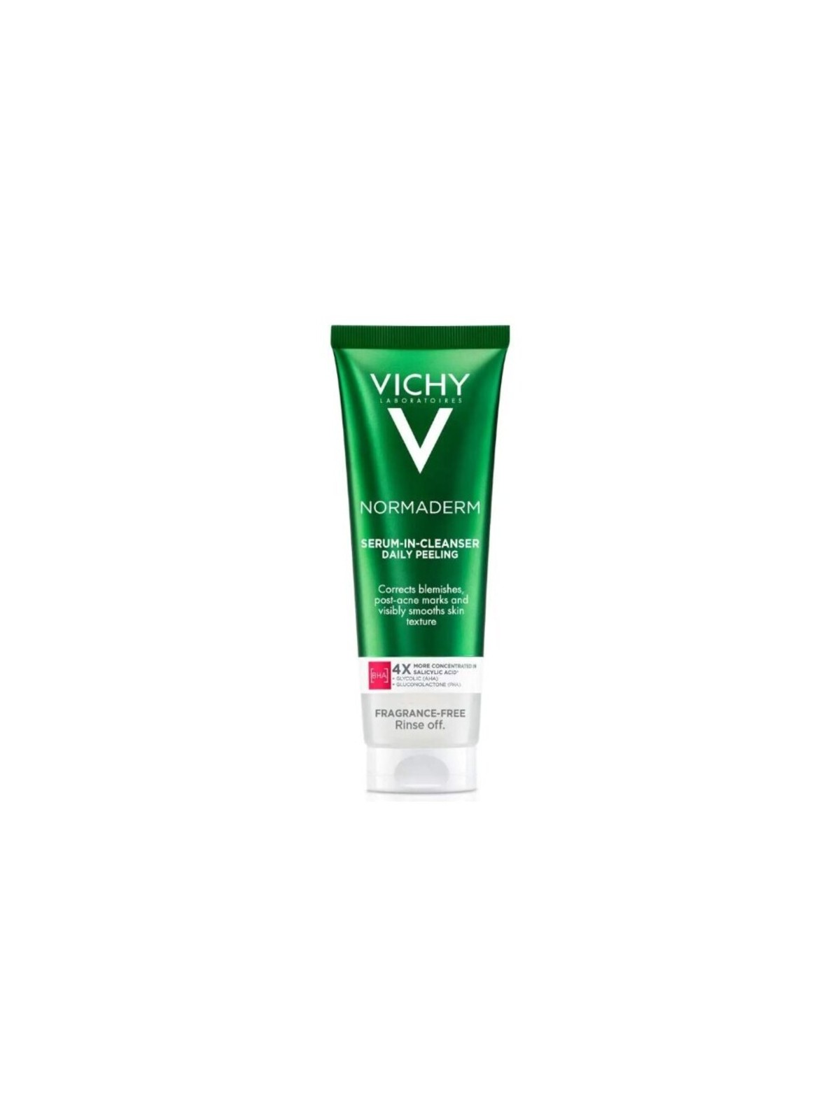 Vichy Normaderm Serum-In-Cleanser Daily Peeling - siero detergente per peeling quotidiano della pelle 125ml donna