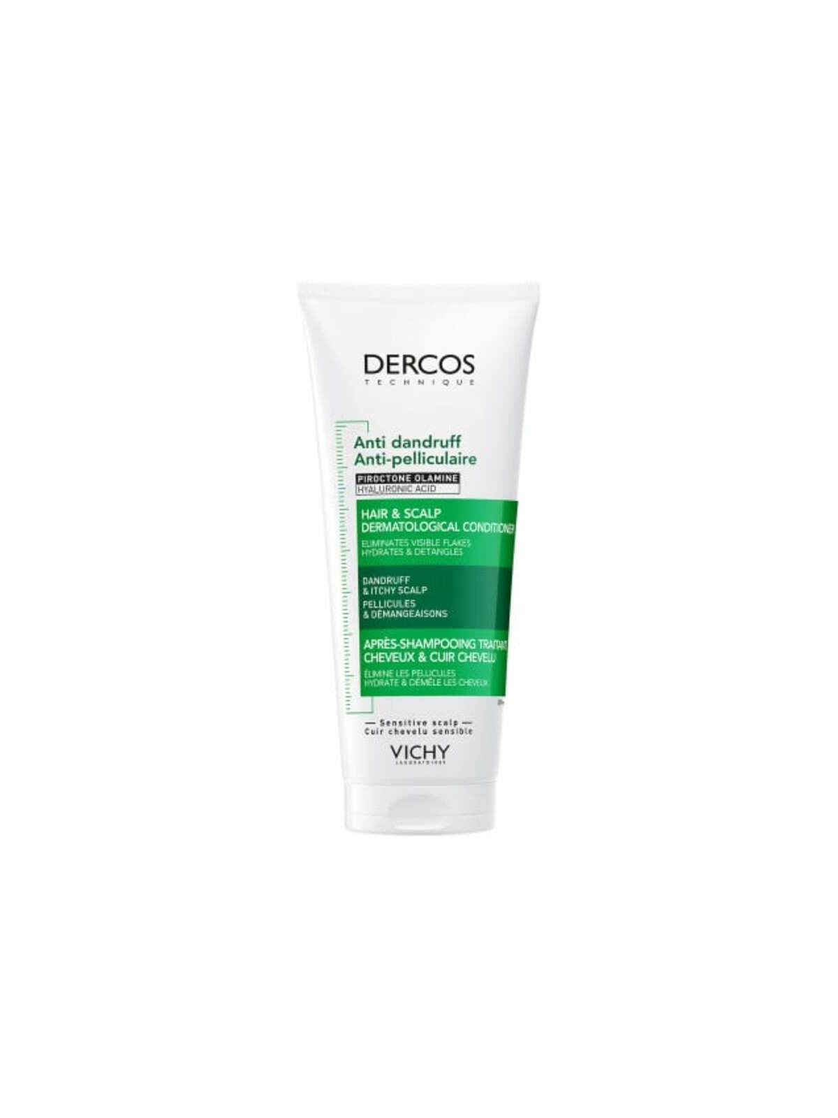 Vichy Dercos Balsamo Dermatologico Antiforfora per Capelli e Cuoio Capelluto - Balsamo Rinforzante contro la Forfora 200ml donna