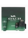 Cofanetto regalo Coach Green for Men: eau de toilette 100ml, miniatura di eau de toilette 15ml e gel doccia 100ml uomo