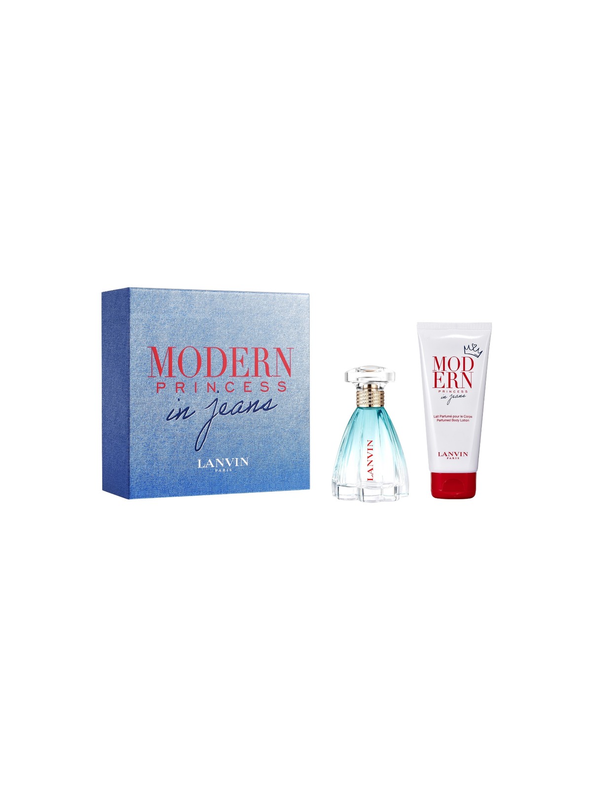 Cofanetto regalo Lanvin Modern Princess in Jeans, eau de parfum 60ml e latte corpo 100ml donna