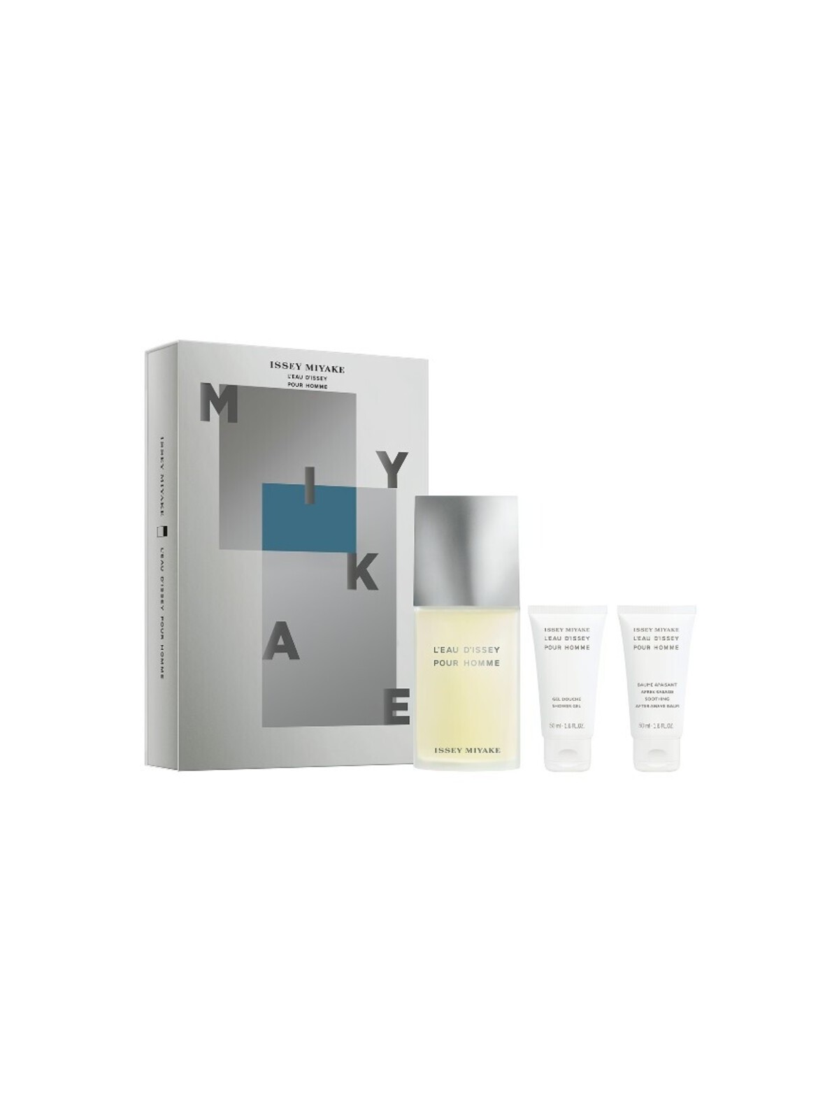 Issey Miyake L'Eau D'Issey pour Homme eau de toilette Set regalo 125ml, gel doccia 50ml e balsamo dopobarba 50ml uomo