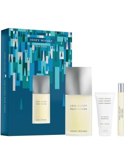 Issey Miyake L'Eau D'Issey Pour Homme Set regalo eau de toilette 125ml, eau de toilette miniatura 10ml e gel doccia 50ml uomo