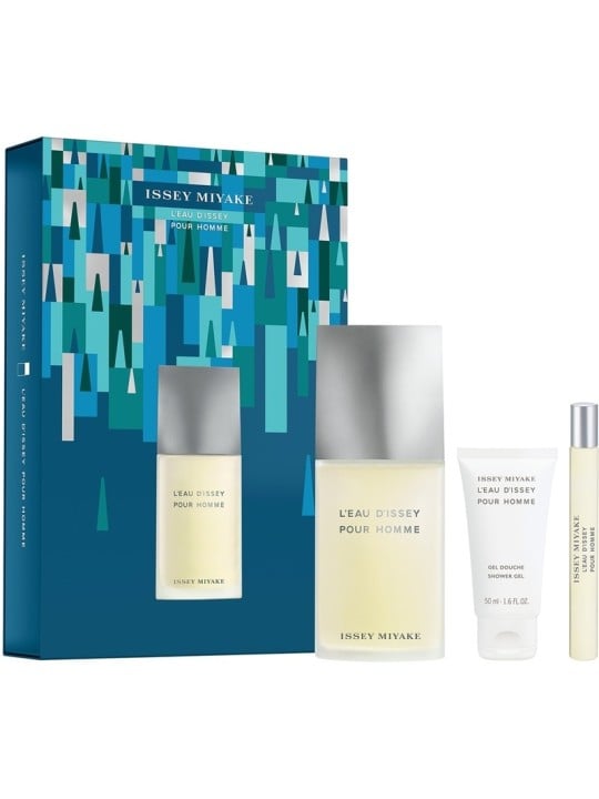 Issey Miyake L'Eau D'Issey Pour Homme Set regalo eau de toilette 125ml, eau de toilette miniatura 10ml e gel doccia 50ml uomo
