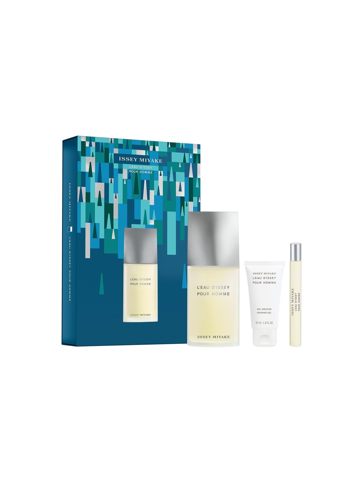 Issey Miyake L'Eau D'Issey Pour Homme Set regalo eau de toilette 125ml, eau de toilette miniatura 10ml e gel doccia 50ml uomo