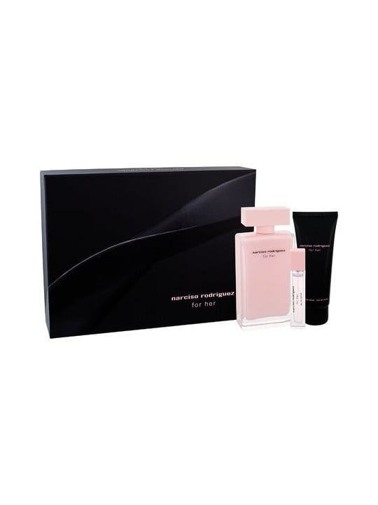 Narciso Rodriguez Narciso Rodriguez for Her SET eau de parfum 100ml + lozione corpo 75ml + eau de parfum 10ml donna