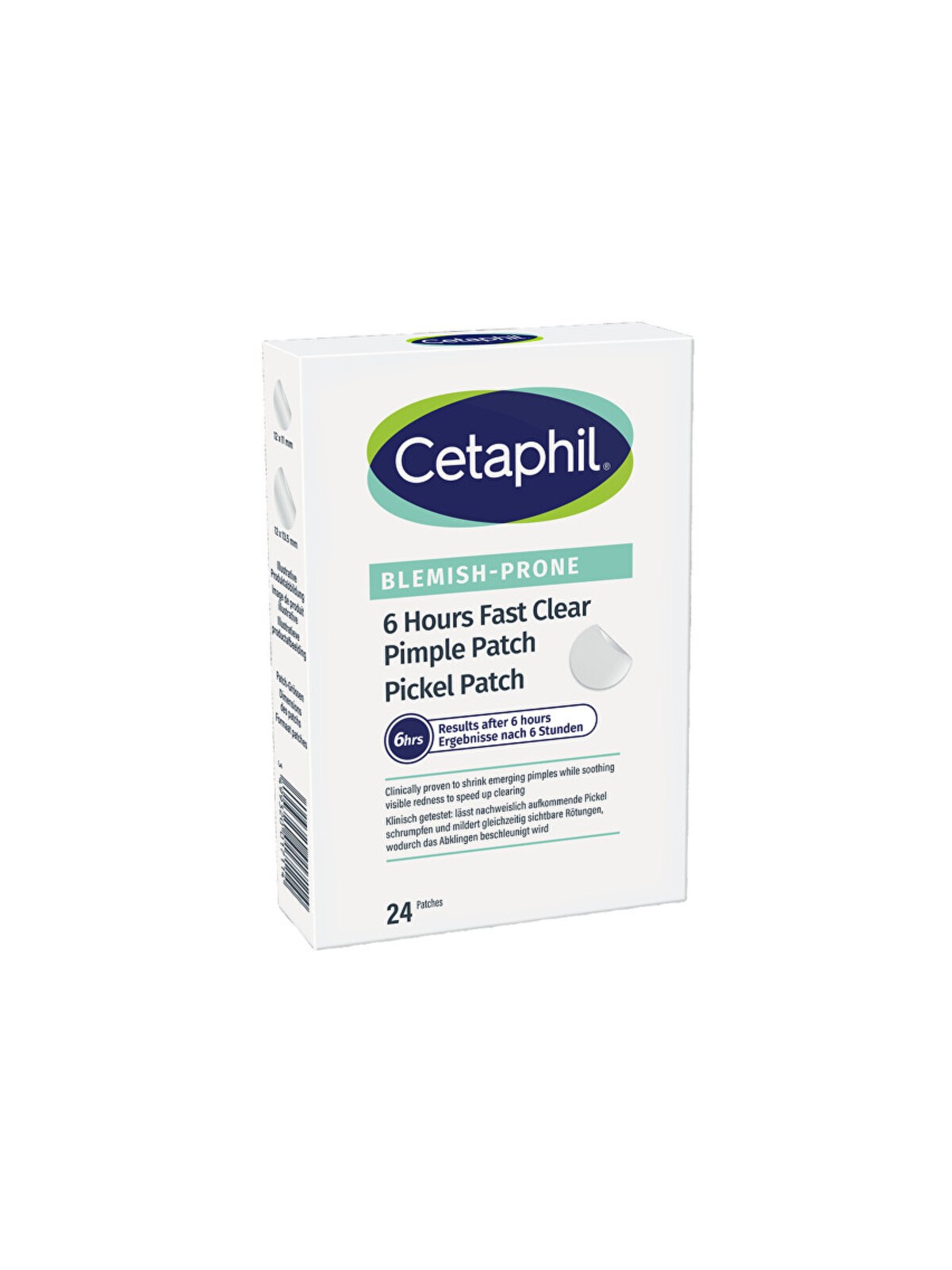 Cetaphil Cerotti per brufoli ad azione rapida in 6 ore - Cerotti per l'acne 24 pezzi donna