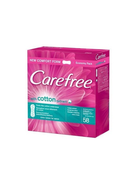 Fodere in cotone Carefree con estratto di cotone 76 pezzi donna