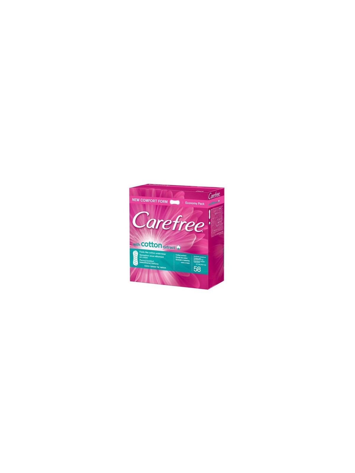 Fodere in cotone Carefree con estratto di cotone 76 pezzi donna