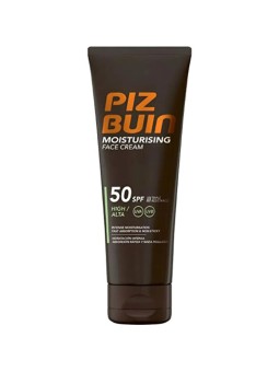 PIZ BUIN SPF 50+ Crema Viso Idratante - Protezione solare idratante per il viso 50ml donna