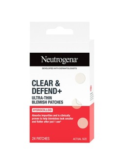 Neutrogena Clear & Defend+ Cerotti per le imperfezioni cutanee - Cerotti ultrasottili per le imperfezioni della pelle