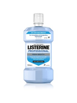 Collutorio Listerine Professional Fresh Breath+ - acqua naturale 500ml donna