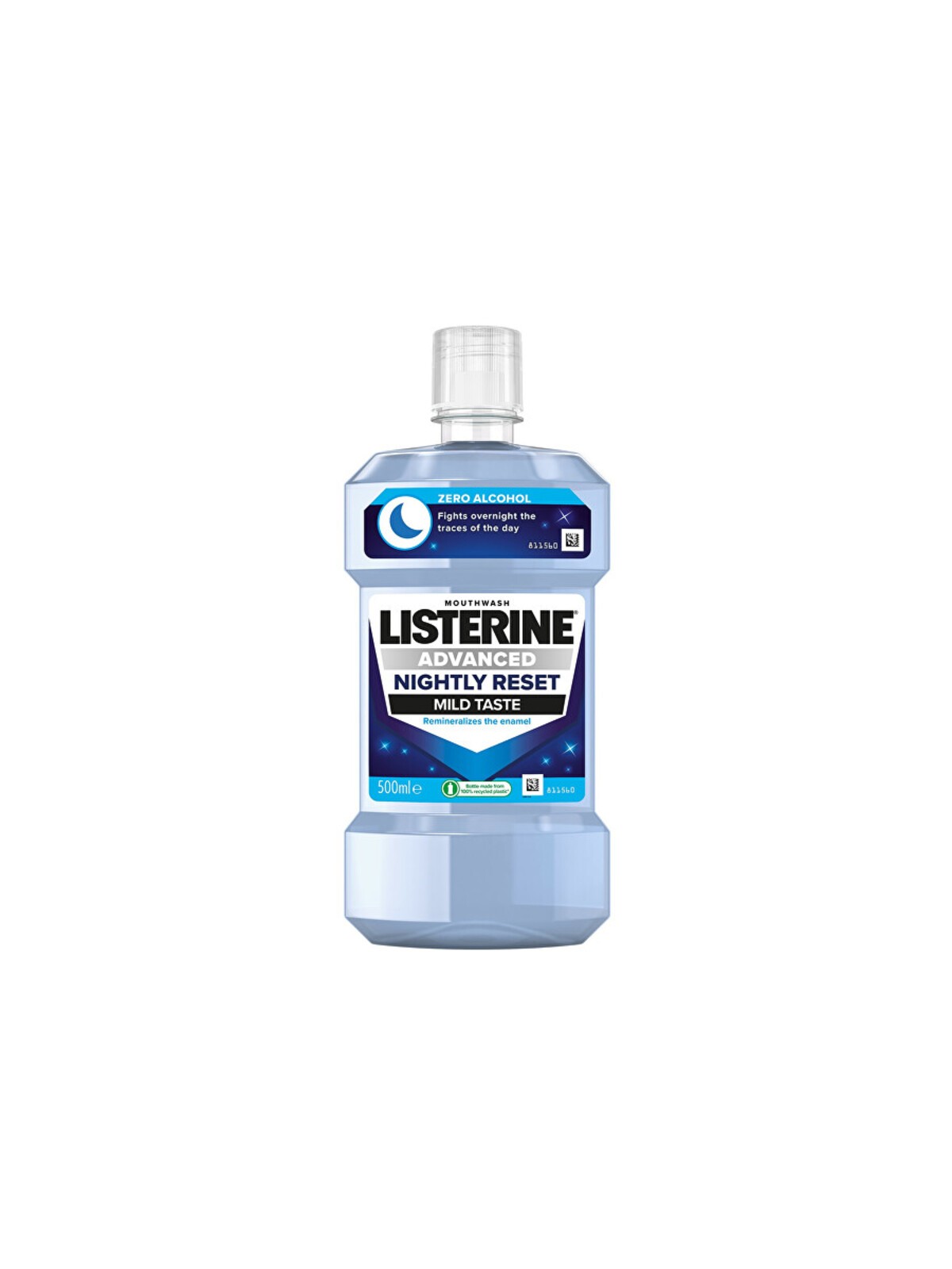 Collutorio Listerine Advanced Nightly Reset dal gusto delicato - acqua frizzante 500 ml donna