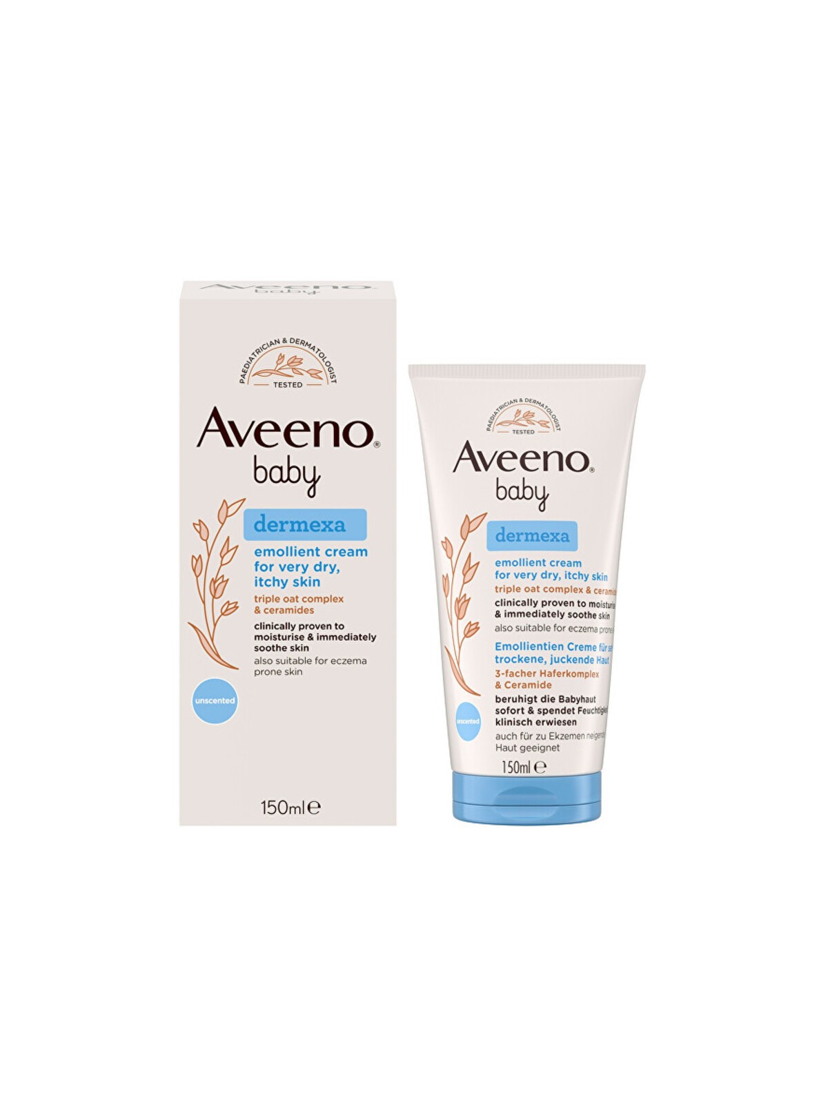 Aveeno Baby Dermexa Crema Emolliente - Crema Emolliente 150ml donna