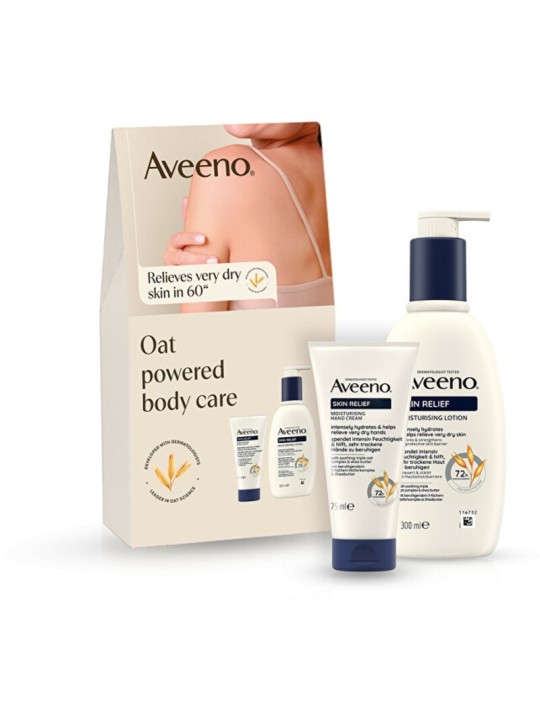 Set Aveeno Skin Relief (per pelli molto secche e sensibili) - Set regalo per la cura del corpo da donna