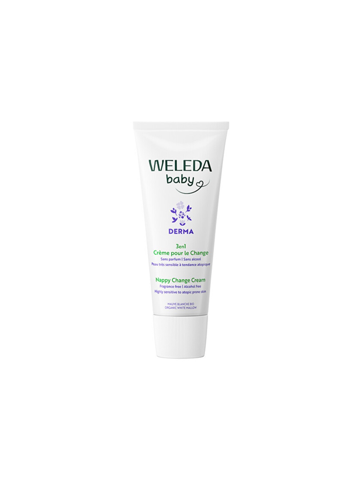 Weleda Derma Crema per il cambio pannolino - Crema per i glutei 3 in 1 50 ml donna