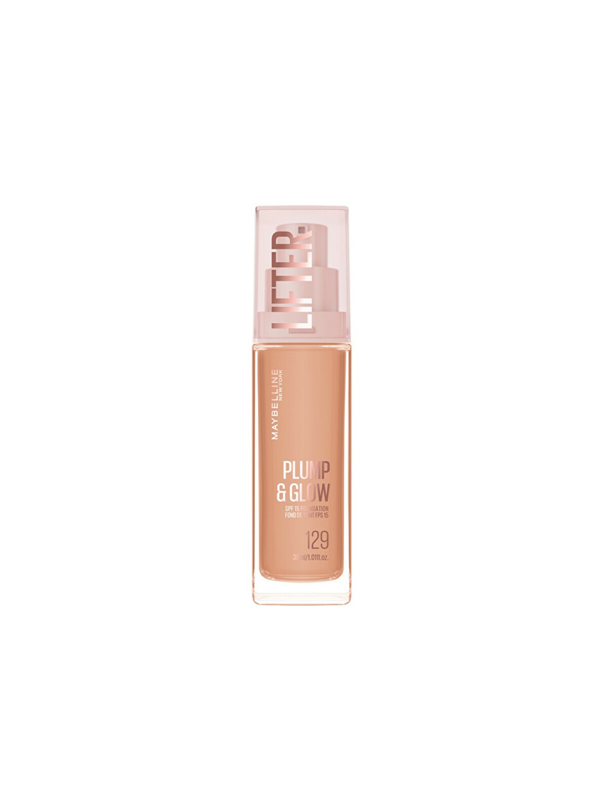Maybelline Plump & Glow Lifter Foundation SPF 15 - Trucco 30ml donna 129