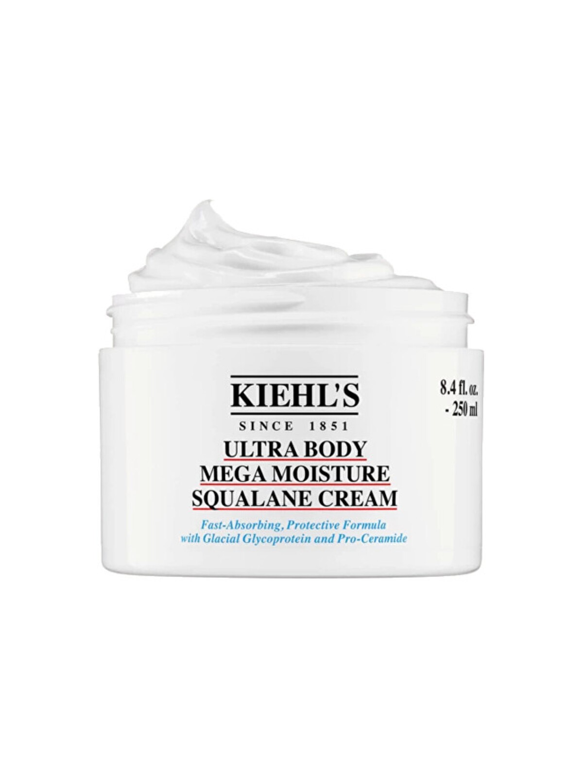 Kiehls Mega Moisture Squalane Cream - Crema idratante per il corpo 250ml donna