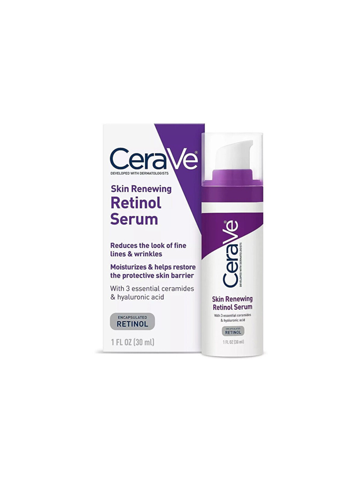 Siero viso CeraVe Skin Renewing Retinol - 30ml donna