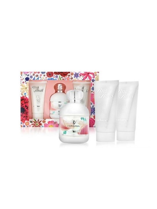 Cacharel Anais Anais L`Original Set regalo eau de toilette 100ml lozione per il corpo e Anais Anais L`Original 2 x 50ml donna