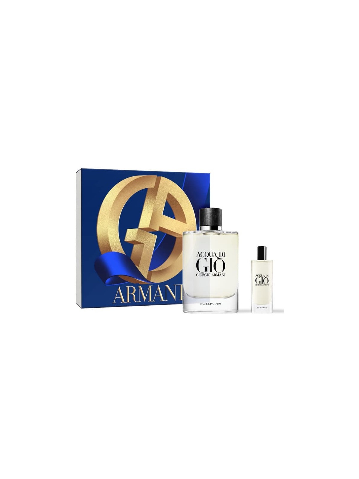 Armani Acqua di Gio Eau de Parfum Set regalo eau de parfum 125ml e miniatura eau de parfum 15ml uomo