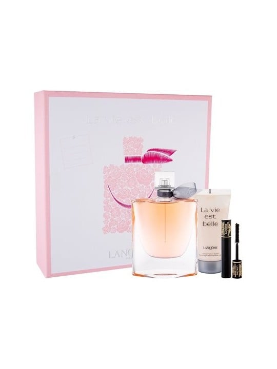 Lancome La Vie Est Belle SET eau de parfum 100ml + lozione corpo 50ml + mascara 2ml donna