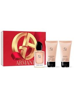 Set regalo Armani S: eau de parfum 50ml, gel doccia 50ml e lozione corpo 50ml donna