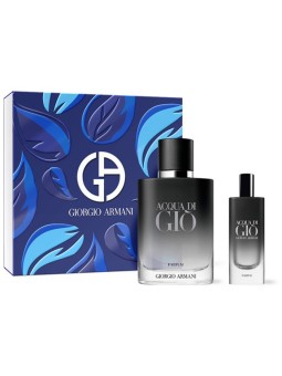 Armani Acqua Di Gio Parfum Gift Set Parfum 100ml e miniature 15ml uomo Armani www.essenzetotalstyle.com 