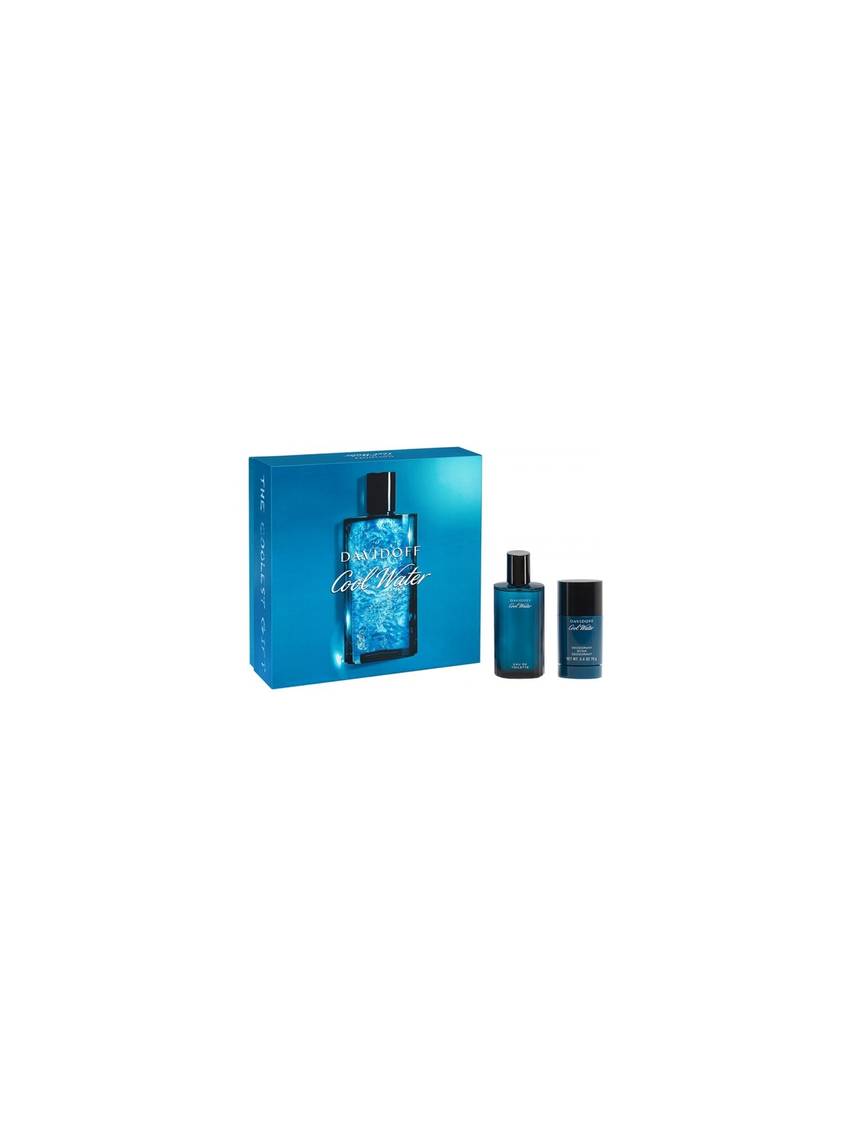 Davidoff Cool Water Man SET eau de toilette 75ml + Deostick 75ml uomo
