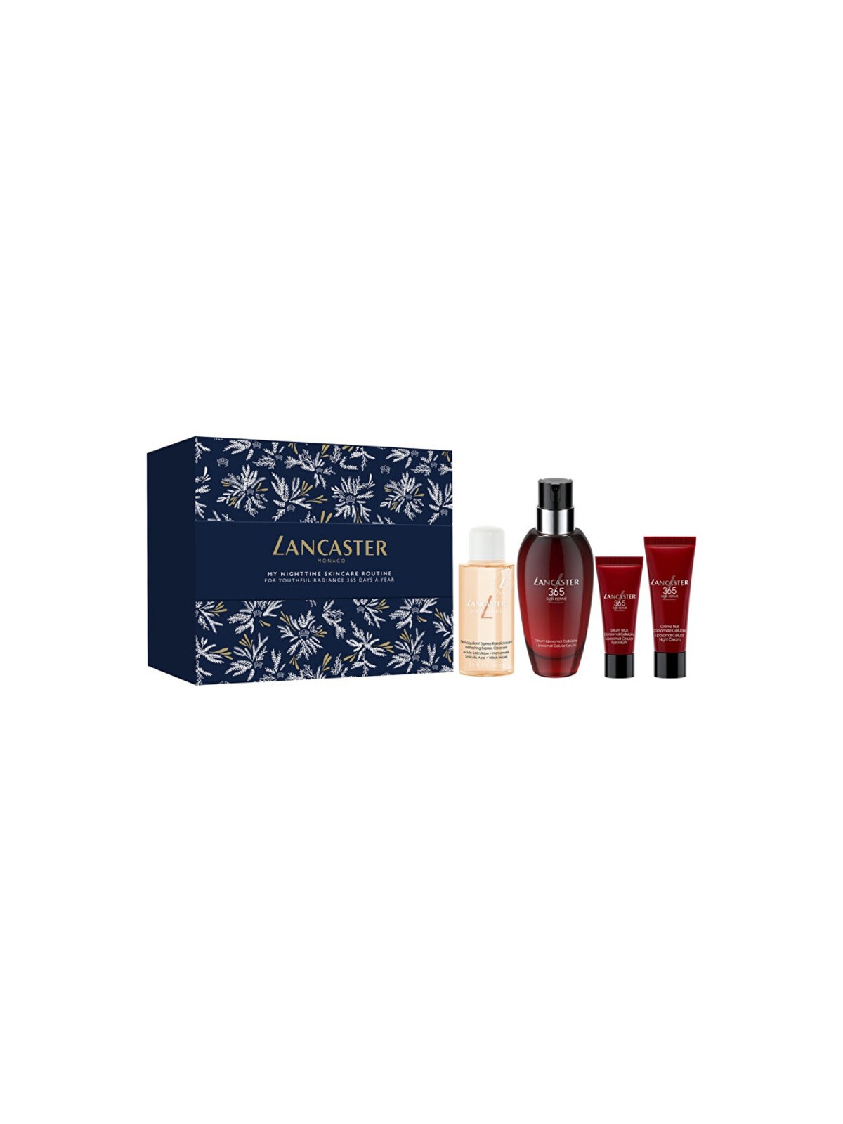 Set per la routine di cura della pelle Lancaster My Nightime - Set regalo per la cura del viso da donna