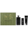 Gucci Guilty pour Homme Set regalo eau de toilette 90ml, deodorante 75ml e gel doccia 50ml uomo