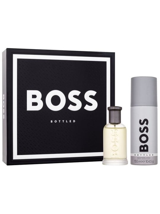 Set regalo Hugo Boss Boss Bottled No.6 eau de toilette 50ml e deodorante spray Boss Bottled No.6 150ml uomo