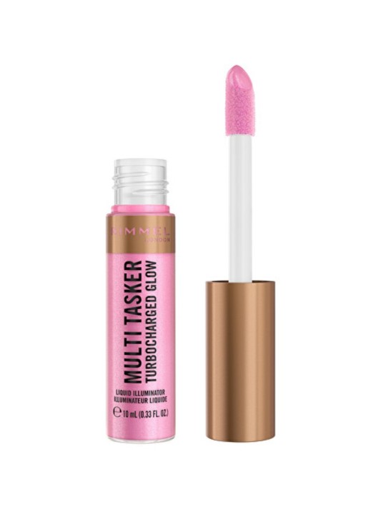 Rimmel Multi-Tasker Turbocharged Glow Illuminante Liquido 10ml donna 005 Iconico come sempre