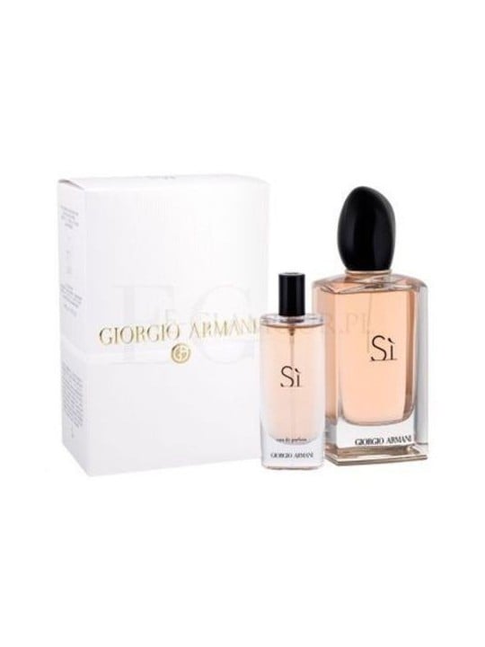 Armani Si SET eau de parfum 100ml + eau de parfum 15ml donna