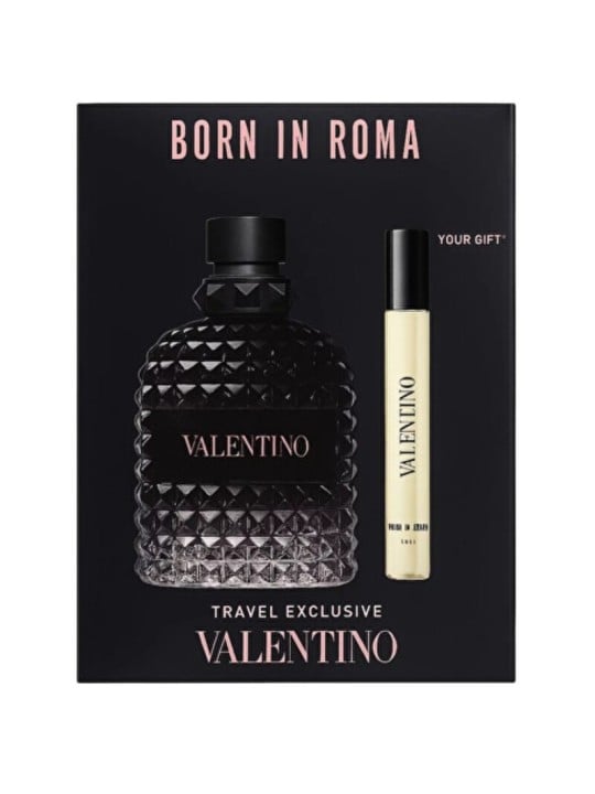 Valentino Valentino Uomo Born In Roma Set regalo eau de toilette 100ml e eau de toilette 10ml uomo