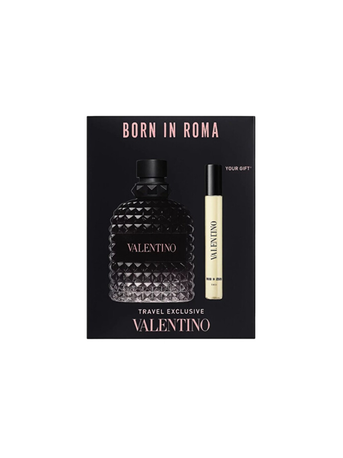 Valentino Valentino Uomo Born In Roma Set regalo eau de toilette 100ml e eau de toilette 10ml uomo