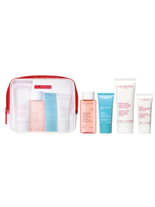 Set essenziale idratante Clarins dalla testa ai piedi - Set regalo per la cura della pelle Donna