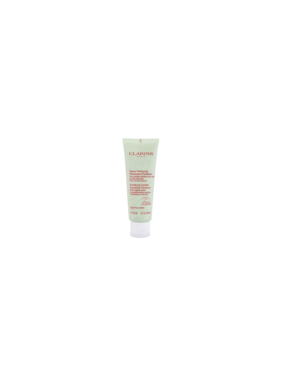 Clarins Purifying Gentle Foaming Cleanser - Crema detergente schiumogena per pelli miste e grasse 125ml donna