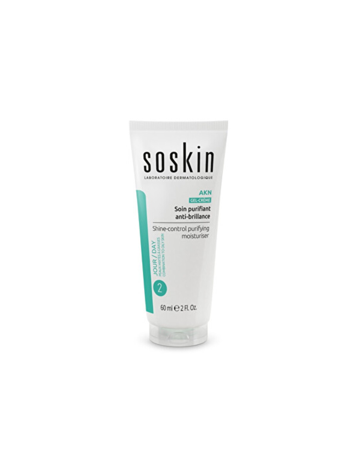 Soskin Paris Crema idratante purificante e lucidante - Crema viso 60ml donna