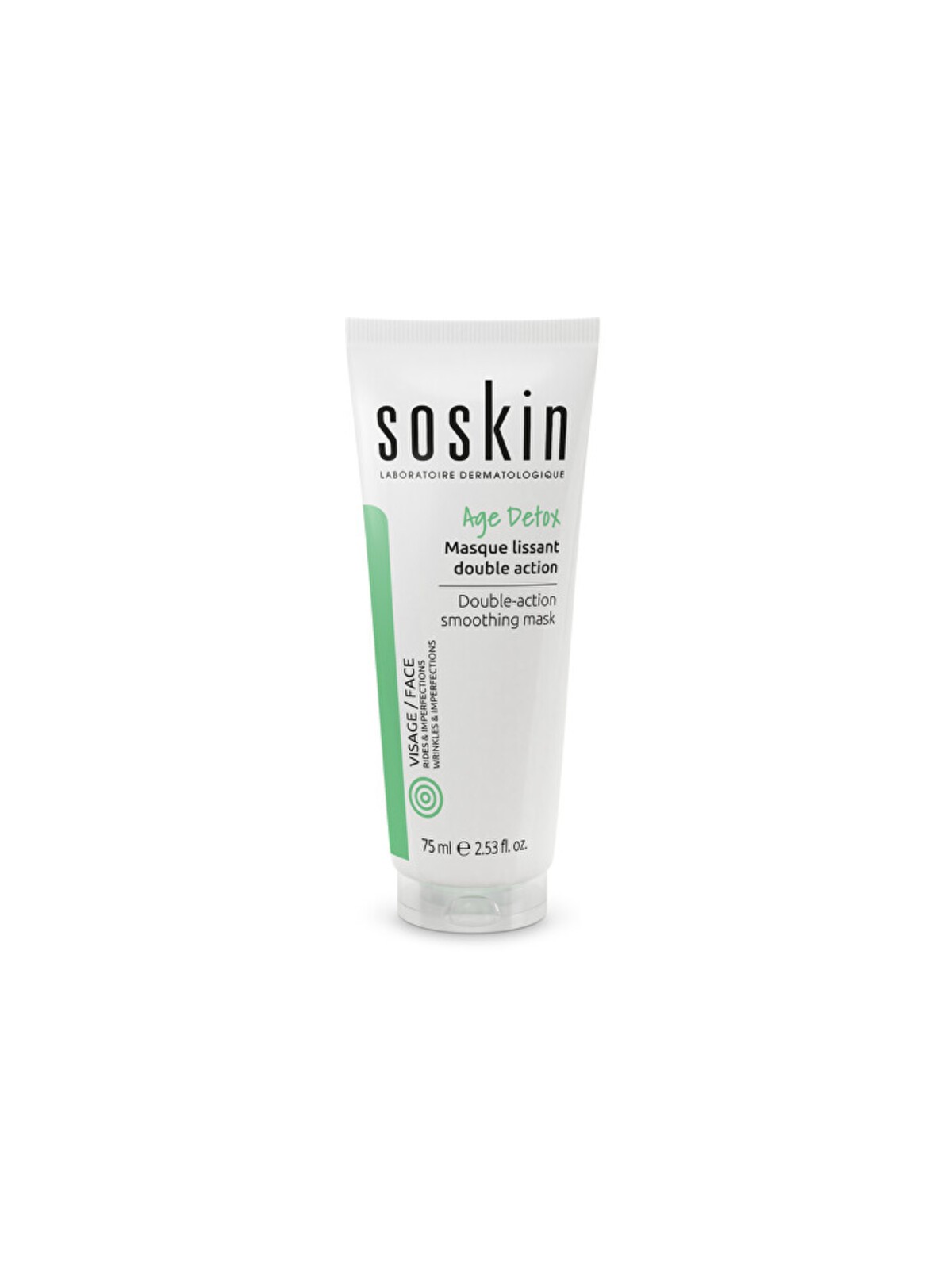 Maschera levigante a doppia azione Soskin Paris - Maschera viso levigante 75ml donna