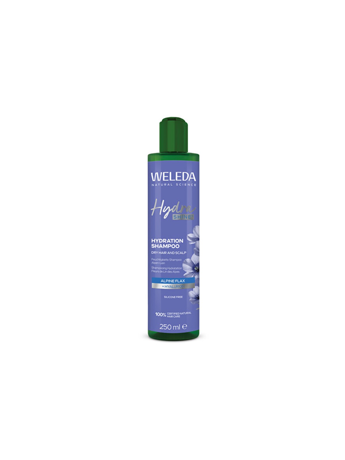 Weleda Hydrashine Hydration Shampoo - Shampoo idratante per capelli normali e secchi 250ml donna